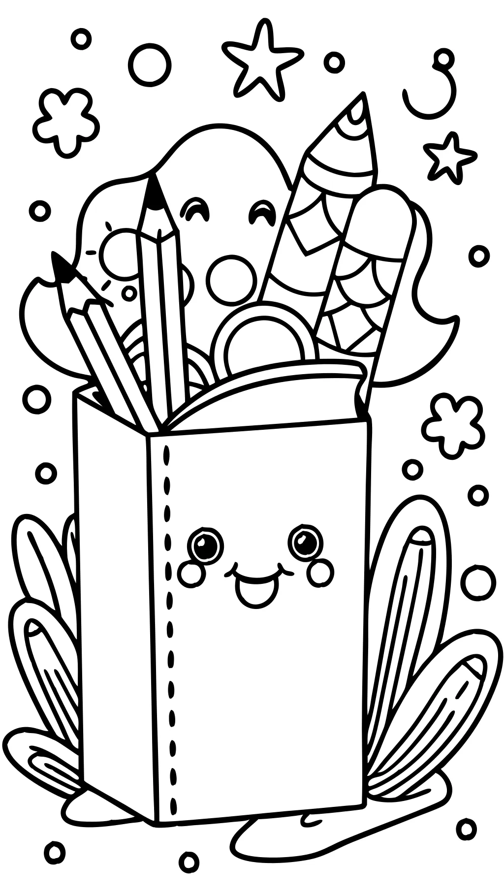 coloring books with white pages